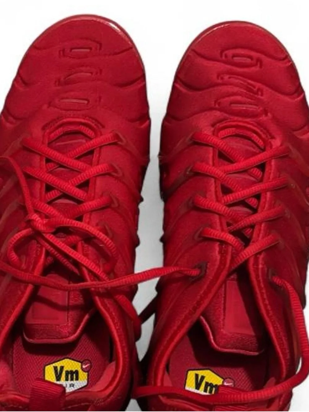 Nike Men's Red VaporMax Style Athletic Sneakers